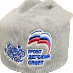 шапки с вышивкой логотипа